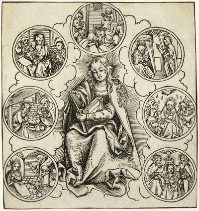 As sete alegrias de Maria de Lucas Cranach the Elder