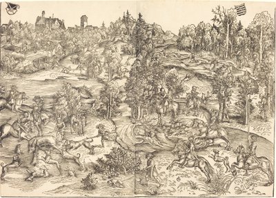 A caça ao veado de Lucas Cranach the Elder