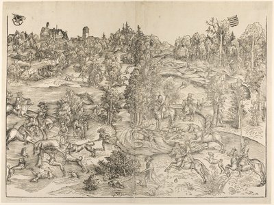 A caça ao veado de Lucas Cranach the Elder