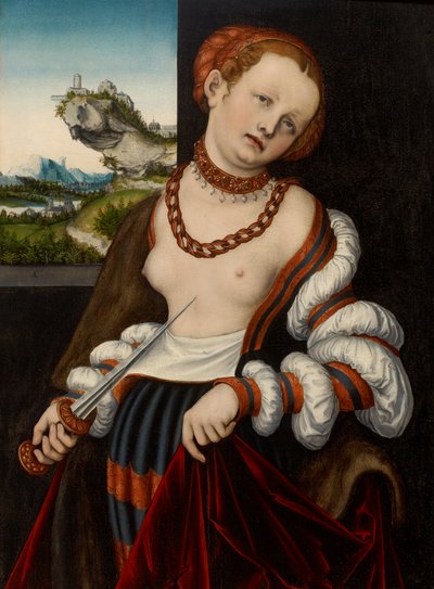 O Suicídio de Lucrécia de Lucas Cranach the Elder
