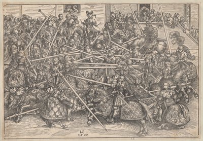 Torneio, 1509 de Lucas Cranach the Elder