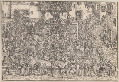 Torneio, 1509 de Lucas Cranach the Elder