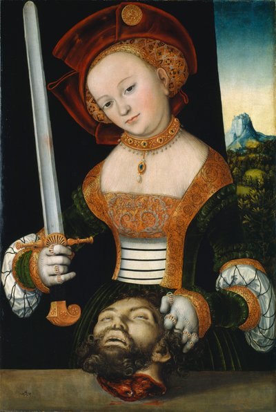 Judite com a cabeça de Holóferes de Lucas Cranach the Elder and workshop