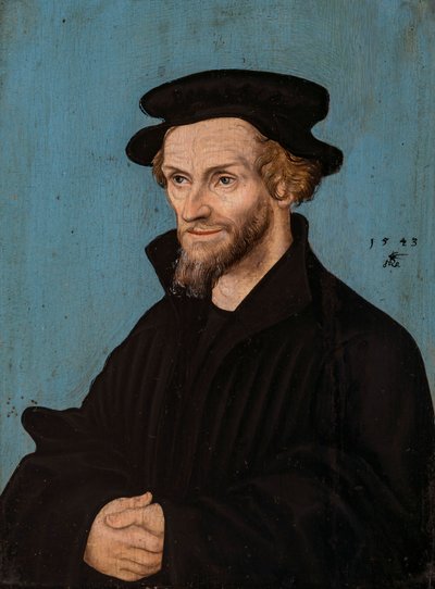 Filipe Melanchthon de Lucas Cranach the Elder and workshop