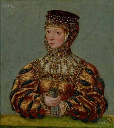 Barbara Radziwill de Lucas Cranach the Younger