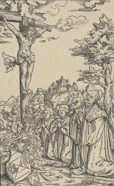 Livro-Placa de Christoph Scheurl, século XVI de Lucas Cranach the Younger  