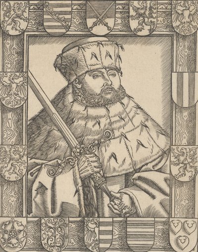 Cópia de João Frederico, o Magnânimo, em vestes eleitorais de Lucas Cranach the Younger  