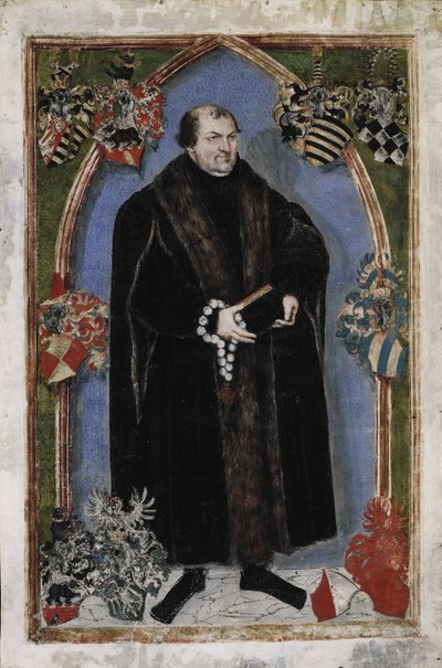 Retrato de George III, Príncipe de Anhalt-Dessau 1507-1553, 1553 de Lucas Cranach the Younger