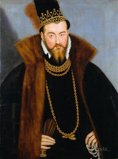 Retrato do Marquês Georg Friedrich de Brandenburgo-Ansbach-Bayreuth de Lucas Cranach the Younger