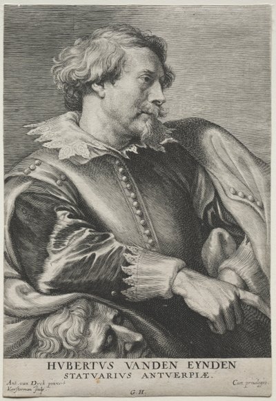 Retrato de Hubert van den Eyden. de Lucas Emil Vorsterman