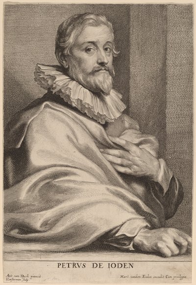 Pieter de Jode, o Velho de Lucas Emil Vorsterman after Sir Anthony van Dyck