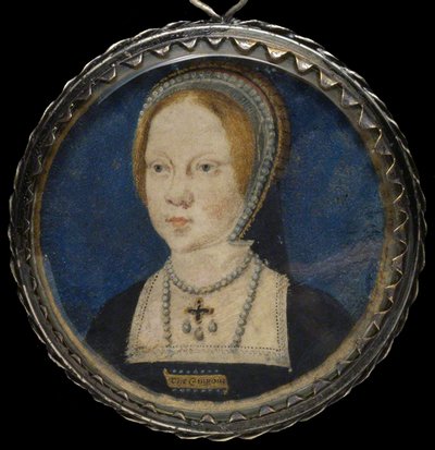 Retrato de Maria I da Inglaterra, ca 1521-1525 de Lucas Horenbout or Hornebault