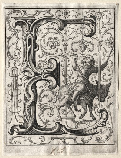 Novo livreto ABC: E, 1627. de Lucas Kilian