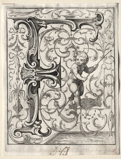 Novo livreto ABC: F, 1627. de Lucas Kilian