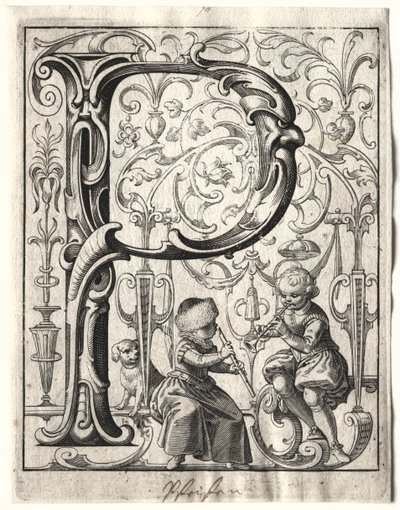 Novo livreto ABC: P, 1627. de Lucas Kilian