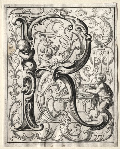 Novo livreto ABC: R, 1627. de Lucas Kilian