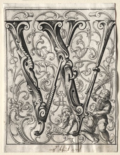 Novo livreto ABC: W, 1627. de Lucas Kilian