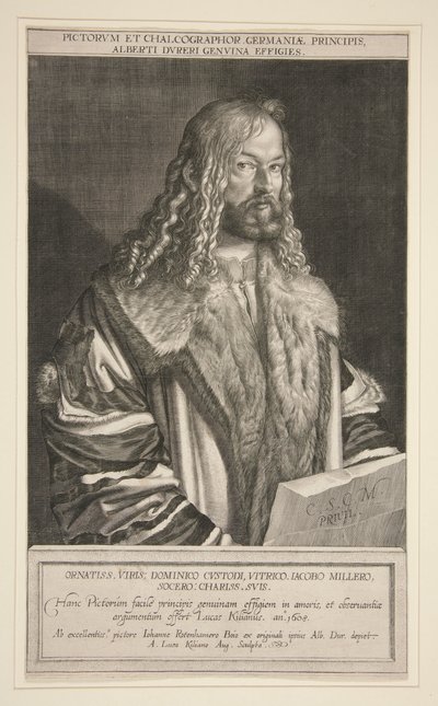 Retrato de Albrecht Dürer de Lucas Kilian