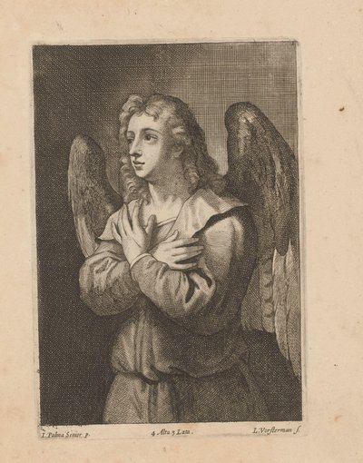 Anjo com as mãos dobradas de Lucas Vorsterman (II)