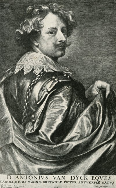 Retrato de Vandyck, 1906. de Lucas Vorsterman