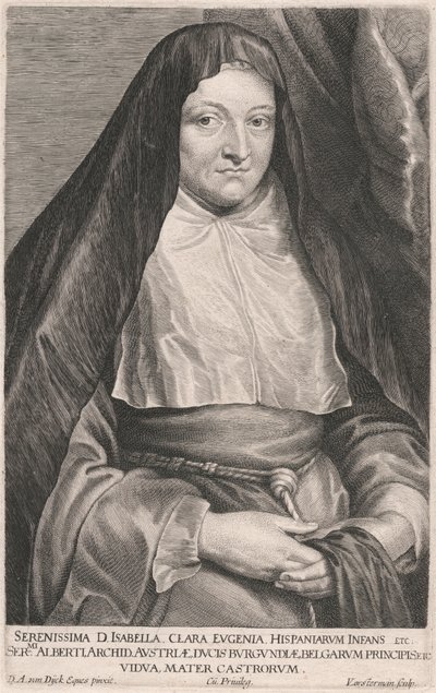 Serenissima D. Isabella Clara Eugenia, Hispaniarum Infans, etc. de Lucas Vorsterman