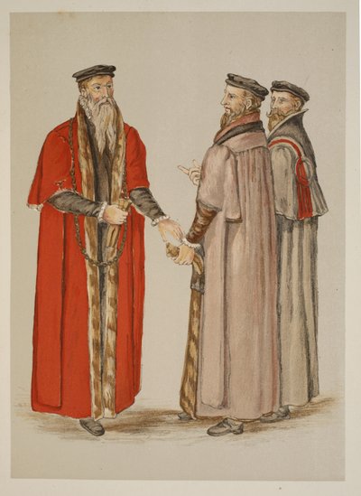 Lord Mayor, vereadores e fígados, de uma descrição da Inglaterra escrita durante o reinado de Elizabeth I de Lucas de Heere
