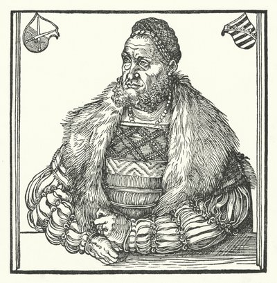 Frederick III, Elector of Saxony (gravura) de Lucas the Elder (after) Cranach