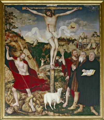 Cristo na Cruz de Lucas the Elder Cranach