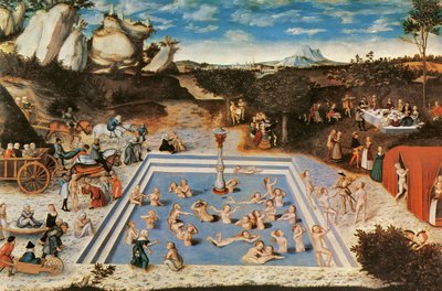 Fonte da Juventude (óleo sobre tela) de Lucas the Elder Cranach