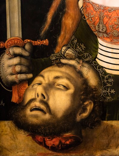 Judite com a cabeça de Holofernes, c. 1530 (Têmpera e óleo sobre madeira (contraplacado)) de Lucas the Elder Cranach