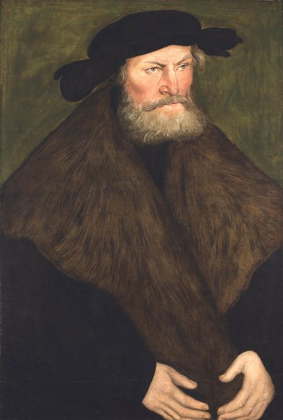 Retrato do Duque Henrique, o Devoto, da Saxónia 1528 (óleo sobre painel) de Lucas the Elder Cranach