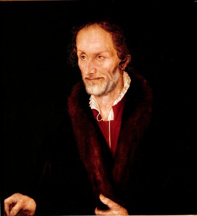 Retrato de Philippe Melanchton (Philipp Schwartzerd) de Lucas the Elder Cranach