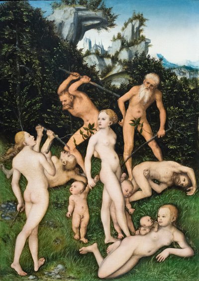 Povos primitivos de Lucas the Elder Cranach