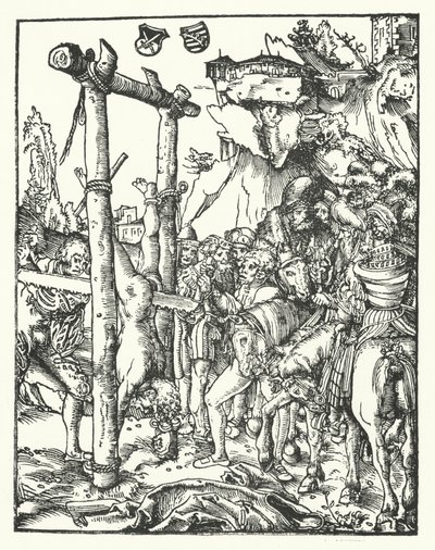 Simão, do martírio dos doze apóstolos de Lucas the Elder Cranach