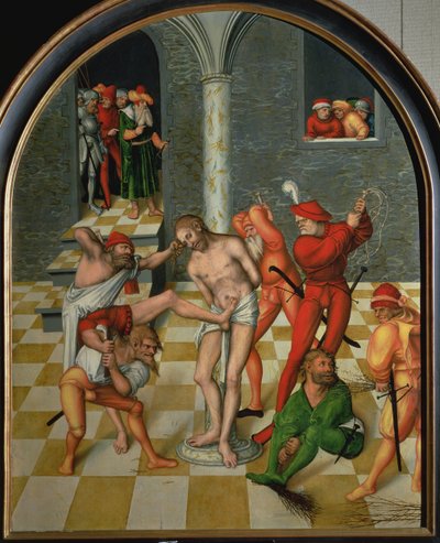 A Flagelação de Cristo de Lucas the Elder Cranach