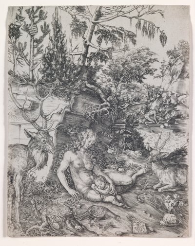 A penitência de São João Crisóstomo de Lucas the Elder Cranach