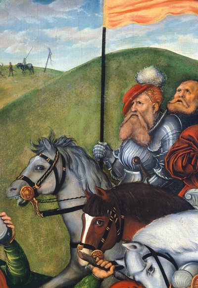 Way to Calvary de Lucas Cranach Elder (1472-1553), Detail de Lucas the Elder Cranach
