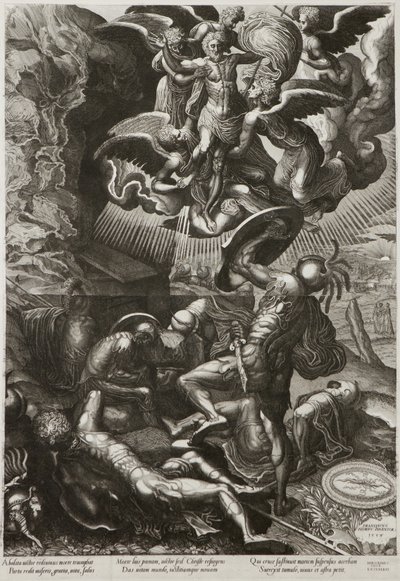 A ressurreição de Cristo, 1557 de Lucas van Doetechum