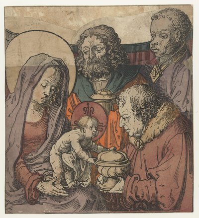 A Adoração dos Magos de Lucas van Leyden (circle of)