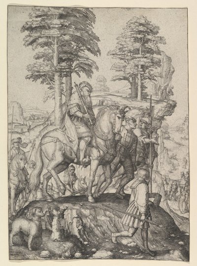 Abigail Antes de Davi, ca. 1507 de Lucas van Leyden