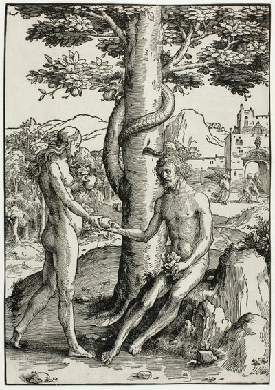 Adão e Eva (A Queda do Homem) de Lucas van Leyden