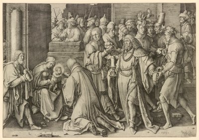 Adoração dos Magos de Lucas van Leyden