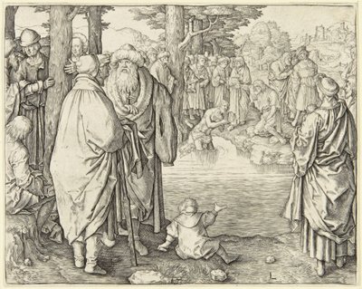 Batismo de Cristo de Lucas van Leyden