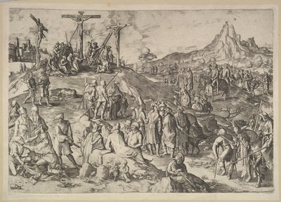 Gólgota do Calvário, 1517. de Lucas van Leyden