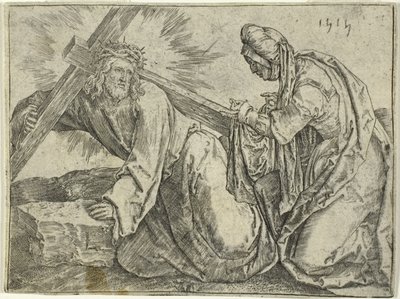 Cristo carregando a cruz de Lucas van Leyden