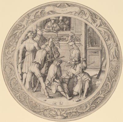 Cristo coroado de espinhos de Lucas van Leyden