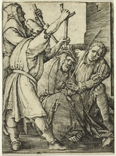 Cristo coroado de espinhos de Lucas van Leyden