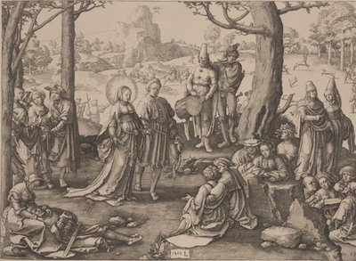 Dança da madalena de Lucas van Leyden