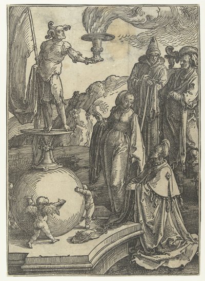 A idolatria de Salomão Pequenas séries Listas de Mulheres (título da série) de Lucas van Leyden