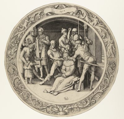 A zombaria de Cristo The Round Passion (título da série) de Lucas van Leyden